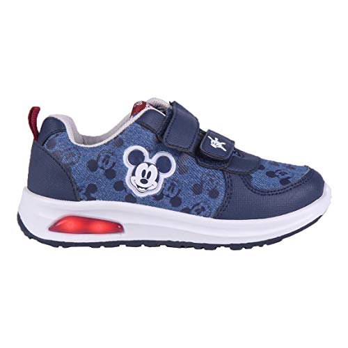 Cerdá Life'S Little Moments Zapatillas con Luces para Niños de Mickey Mouse con Licencia Oficial Disney, Deportivas, Multicolor, 26 EU