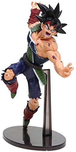 cheaaff 8-30cm Dragon Ball Z SCultures Big Budoukai Series Figura de acción Lazuli Nappa Raditz Goku Trunks Vegeta Satan Colección Modelo-No18 Fly-Bardana Goku Negro