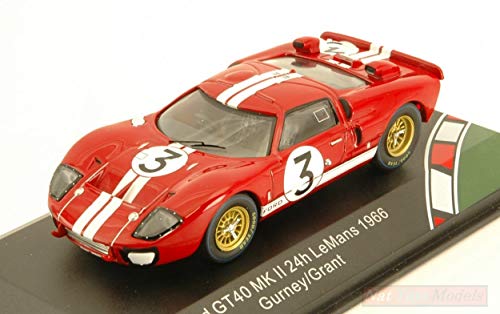 CMR CLASSIC MODEL REPLICARS CMR43053 Ford GT40 MKII N3 LM 1966 GURNEY-Grant 1:43 Compatible con