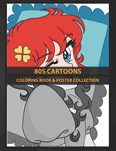 Coloring Book & Poster Collection: 80s Cartoons A Little Lovely Witch Anime & Manga