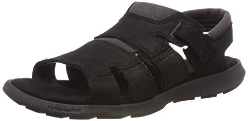 Columbia Salerno, Sandalias Hombre, Negro (Black, Bright Copper), 48 EU