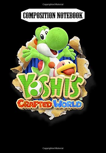 Composition Notebook: Yoshi's Crafted World Poochy Burst Game Logo Graphic, Journal 6 x 9, 100 Page Blank Lined Paperback Journal/Notebook