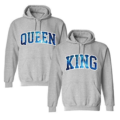 Daisy for U King Queen Couple Set Sudadera con Capucha