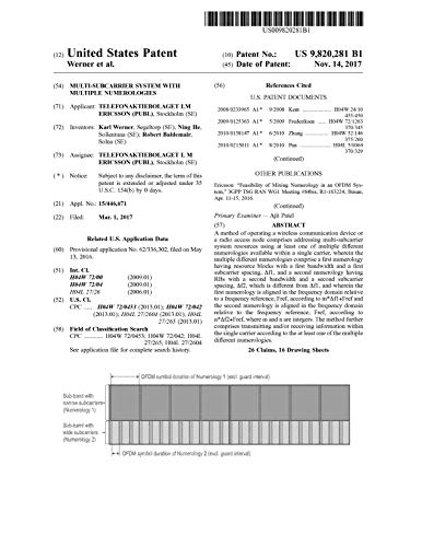 .DELTA.f2Fref, where m and n are integers. The method further comprises transmitting and/or receiving information within the single carrier according to ... multiple different nume (English Edition)