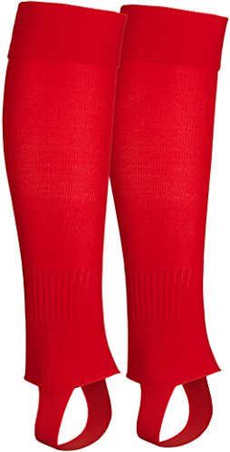 Derbystar Calcetines de fútbol unisex para niños, Unisex niños, 6415040300, rojo, 37-41