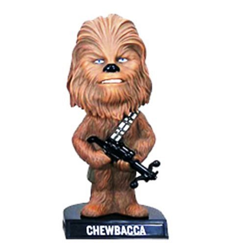 Desconocido Cinémaniak - Figura con Cabeza móvil Star Wars (FU8337)- Funko Wobbler Figura de Vinilo Chewbacca Star Wars, Multicolor