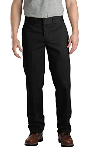 Dickies Slim Fit Straight - Pantalones para hombre, Negro (Black), W32/L32