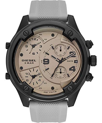 Diesel Reloj Cronógrafo para Hombre de Cuarzo con Correa en Silicona DZ7416