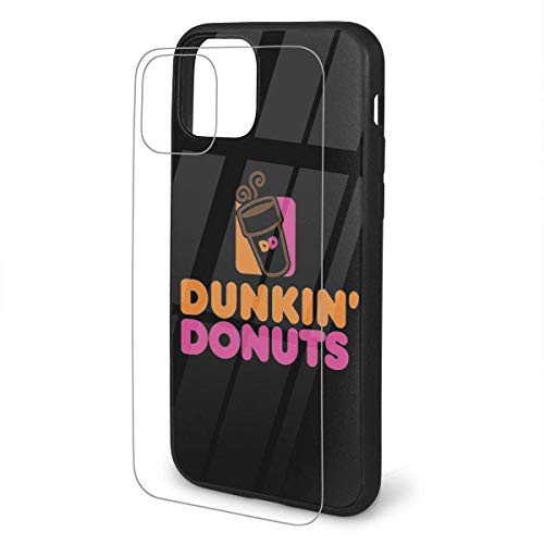 Dunkin Donuts TPU Funda de Vidrio para teléfono Funda Protectora para Animales a Prueba de Golpes para iPhone 11 Pro MAX