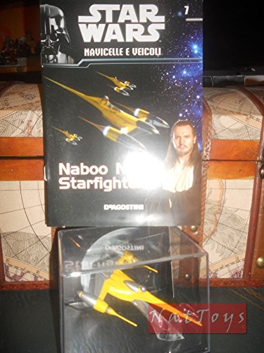 EDICOLA Star Wars Naboo N-1 Starfighter Navicelle e Veicoli Stellari Model 3D +fas.7 Compatible con