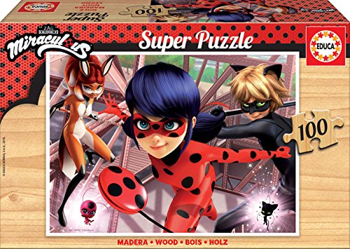 Educa- Ladybug Lady Bug Puzzle, 100 Piezas, Multicolor (17957)