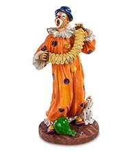 Figurita Payaso con acordeón 17 cm