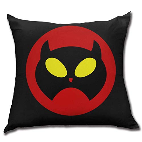 FPDecor Funda de Almohada, Inspector Gadget Mad Logo Pillowcases 18 X 18 Inches Throw Pillow Covers for Bedroom Car Sofa