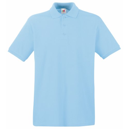 Fruit of the Loom 63-218-0, Polo para Hombre, Azul (Sky Blue), S