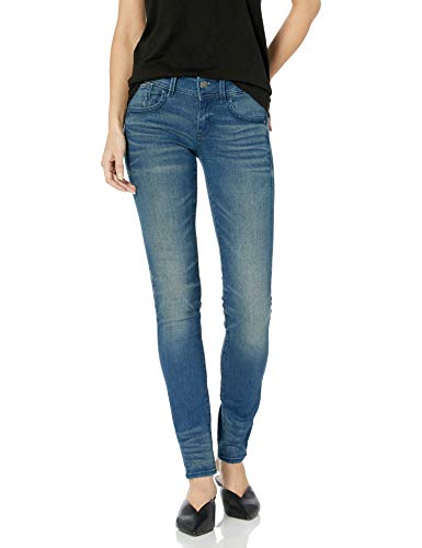 G-STAR RAW Lynn Mid Waist Skinny Vaqueros, Azul (Medium Aged 6550), 27W / 34L para Mujer