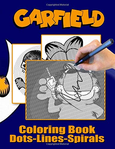 Garfield Dots Lines Coloring Book: Stunning Color Puzzle Activity Books For Kids And Adults