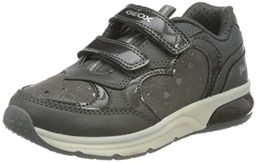 GEOX J SPACECLUB GIRL C DK GREY Girls' Trainers Low-Top Trainers size 34(EU)