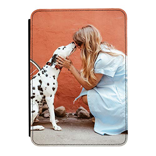 Gift Base Personalizado Traje Cualquier Foto PU Cuero Funda con Tapa para Kindle Paperwhite 10th Generación & antes Modelos/Kindle 4 , 5 , 6 , 7 , 8 , 9 , 10 / Toque 6" E-Reader