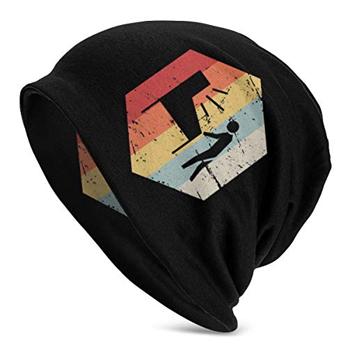 Gorros de Punto Jugador de Pinball Retro de los años 70 Holgado Gorro Slouch Beanie de Fino para Hombres Mujeres Sombrero de Invierno de Punto Gorro