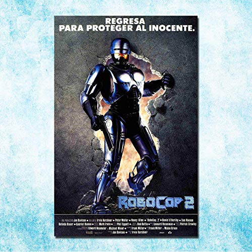 H/A Robocop Movie Art Canvas Poster DIY Estilo Moderno Pintura De Pared Abstracta Imagen Sala De Estar Dormitorio Familiar Pintura De Decoración (Sin Marco) 40X60Cm L4312