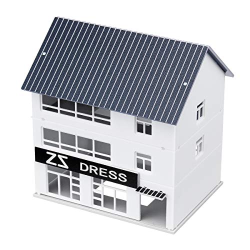 HELEISH 1/150 Outland Building Model N Escala Calibrador Escena Historia Vestido Tienda Modern House Herramienta accesoria