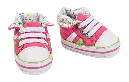 Heless- Zapatillas para muñeca, Color Rosa, Talla 38-45 cm (446)