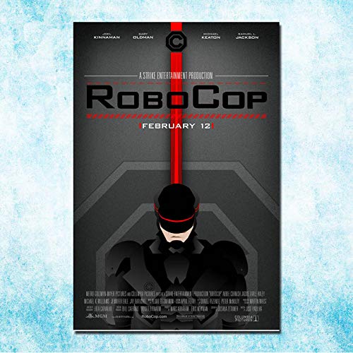 H/M Robocop Art Canvas Poster Pintura Al Óleo Digital Abstracta DIY Arte Decorativo Mural Sala De Estar Decoración del Dormitorio (Sin Marco) 40X50Cm 4212Q