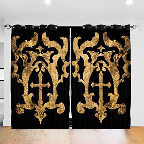 HONGYANW Cortinas Opacas Personalizadas para Ventana Castlevania Belmont con Ojales y Aislamiento térmico para recámara, Sala de Estar, 52 x 72 Pulgadas, 2 Paneles