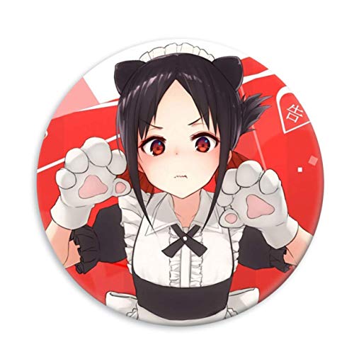 htrdjhrjy Valiosa Kaguya-Sama: Love Is War Broche, Anime Japonés Hojalata Broche para Ropa, Bolsas, Tapas y Lápiz Cajas - 12