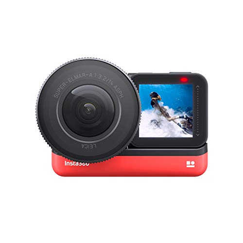 Insta360 One R 1-Inch Edition Diseñada conjuntamente con Leica - Cámara de acción 5.3K 30fps con Sensor de 1 Pulgada, 4K 60fps, Estabilización, IPX8 Impermeable, 19MP