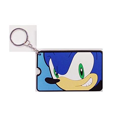 Japan Oficial Sonic The Hedgehog Llavero de Goma Etiqueta para Bolso Etiqueta para Maletas #2