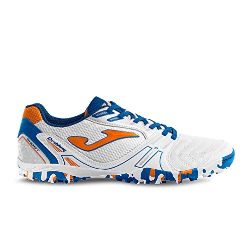 Joma Dribling 2002 Blanco-Royal Turf, Zapatillas de fútbol para Hombre, 43 EU