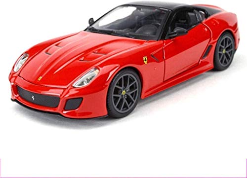 JXXDDQ Modelo de Coche 1:24 Ferrari F12 Tdf/599 GTO Rojo Deportes Modelo de Coche de Simulación de Aleación de Modelo de Coche Colección Para Niños Colección Regalo Decoración