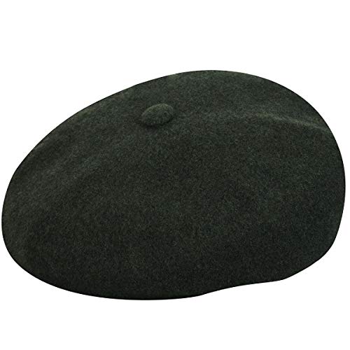 Kangol Wool Hawker Boina, Verde (Hunter Mix Hm), L Unisex Adulto