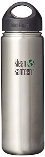 Klean Kanteen 8020063 - Botella de Acero Inoxidable con Cierre de Acero Inoxidable (1900 ml, Acero Cepillado)