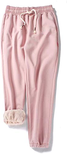 KTYXGKL Pantalones de vía de Invierno de Las Mujeres Pantalones de chándal Forrados Pantalones Joggers Atléticos Ropa Interior térmica (Color : 02, Size : X-Small)