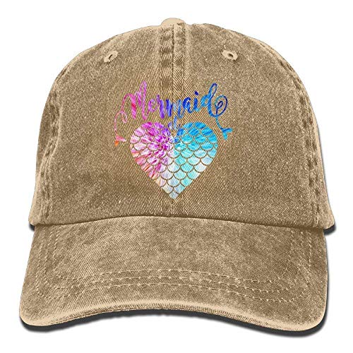 lijied Mermaid at Heart Snapback Cotton Cap