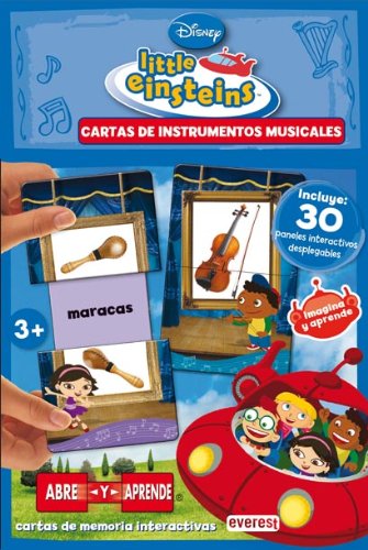 Little Einsteins. Cartas de instrumentos musicales: Incluye: 30 paneles interactivos desplegables (Little Einsteins / Cartas Interactivas)