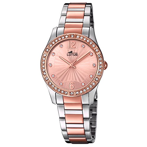 Lotus Reloj Analógico para Mujer de Cuarzo con Correa en Acero Inoxidable 18384/2