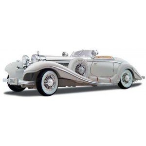 Maisto - 36055 - Mercedes Benz 500K Blanc - 1:18