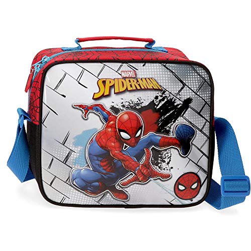 Marvel Spiderman Red Neceser con Bandolera, Rojo