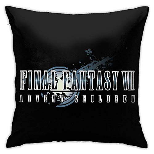 maymer Funda de almohada decorativa cuadrada de 45 x 45 cm, funda de cojín para el hogar, sofá cama, funda de cojín Final Fantasy Vi 6