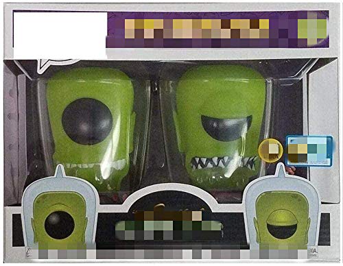 Maziner Figura en Caja Die Simpsons Kang und Kodos Estatua Luminosa PVC 4 Pulgadas Decoraciones Modelo títere Regalo