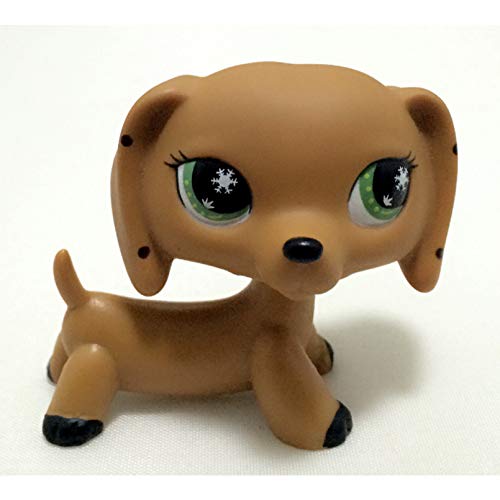 MFKKN LPS Tienda de Mascotas Juguetes Perro Dachshund Lindo Pastor Cocker Spaniel colección Juguete niños Regalo de cumpleaños de Navidad