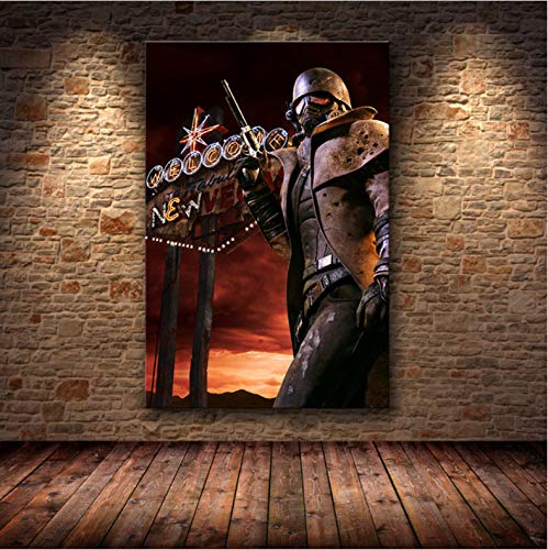 mohanshop Pintura Sin Marco Fallout 3 4 Juego Poster Wall Art Canvas Poster Y Print Canvas Imagen Decorativa para Dormitorio Dibujo A480 (40X50Cm) Sin Marco