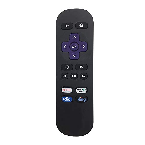 MYHGRC Mando a Distancia de reemplazo IR estándar para ROKU1, ROKU2, ROKU3, ROKU4 (HD, LT, XS, XD), ROKU Express, ROKU estreno, ROKU Ultra; NO es Compatible con Roku Stick o Roku TV