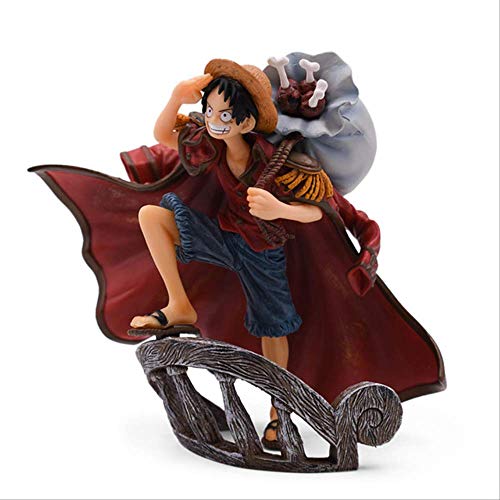 N\a Anime Luffy Chopper Dracule Mihawk Going Merry Shanks PVC Figura De Acción Modelo De Colección Juguete 15cm Luffy