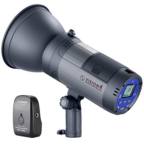 Neewer Vision 4 300W GN60 Flash para Exteriores Estroboscópico de Li-Ion Alimentado Batería Monolight Inalámbrico con Disparador 2.4G 700 Flashes Potencia Completa Reciclado en 0.4-2.5s Montaje Bowens