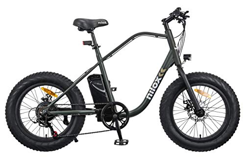 Nilox 30NXEB203V003V2 - Bicicleta eléctrica E Bike 36V 7.8AH 20X4P - J3, Motor 36 V 250 W, batería Recargable de Litio 36 V 8 Ah, Carga Completa 4 h, chasis Aluminio, Velocidad máxima 25 km/h