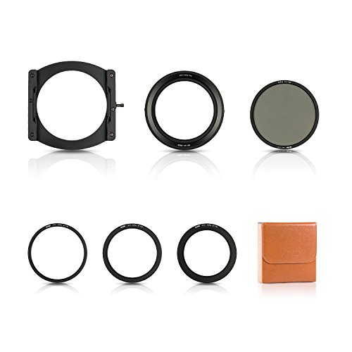 NiSi V5 Pro 100 mm Filtro Kit Titular con CPL y adaptadores Anillos Negro (NIP-100-V5PRO)